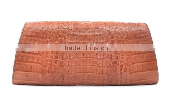 real crocodile skin handbags genuine leather purse wholesale leather clutch bag