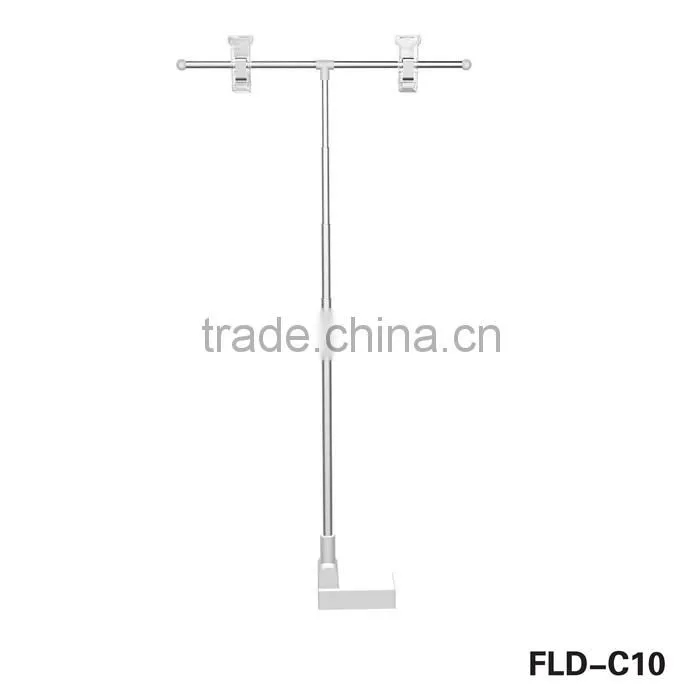 Marketing Portable P.O.P corner magnetic base sign holder for display