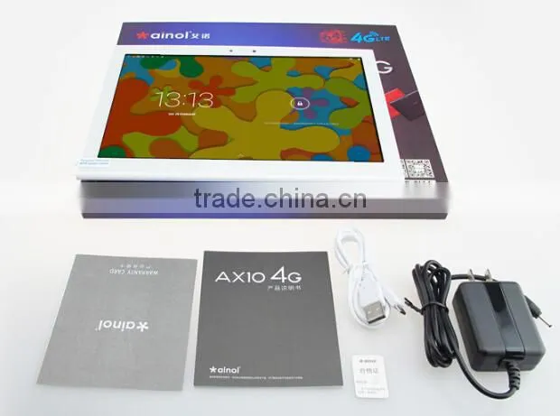 Ainol AX10 4G Tablet PC MTK10.1" Ainol AX10 4G FDD LTE tablet pc MTK87328732 Quad Core 64Bit 10.1 Inch Android 4.4 IPS 8GB White