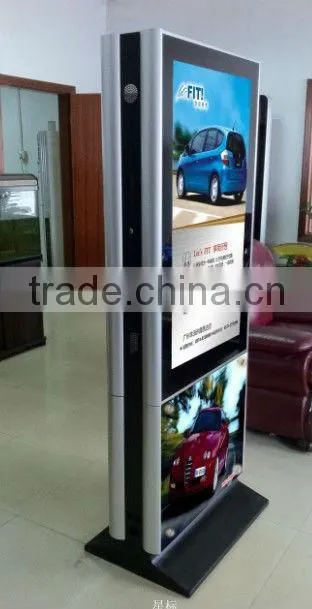 Hot selling double screen LED kiosk 42''/55''