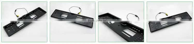 Newest plate frame car license camera for EU