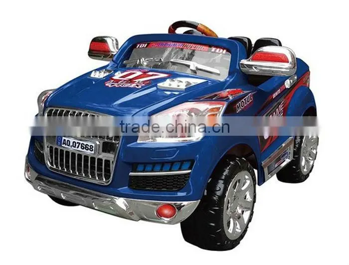 2016 Double Drives battery operating plastic kids ride on car 12V