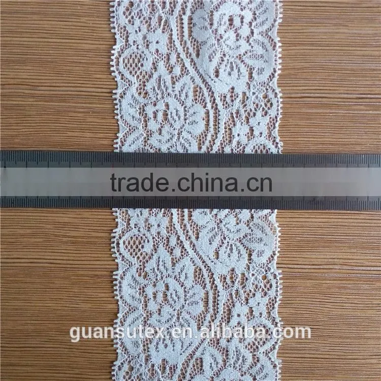 Heavy African Lace Fabric Swiss Voile Timming Lace For Women's Dresses