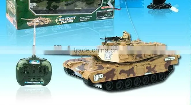 HOT SALE!!!69cm 7ch rc tank with shooter and voice