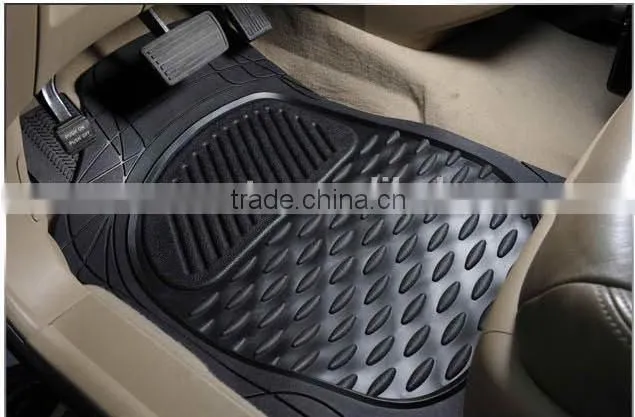 new pvc with carpet material car mat