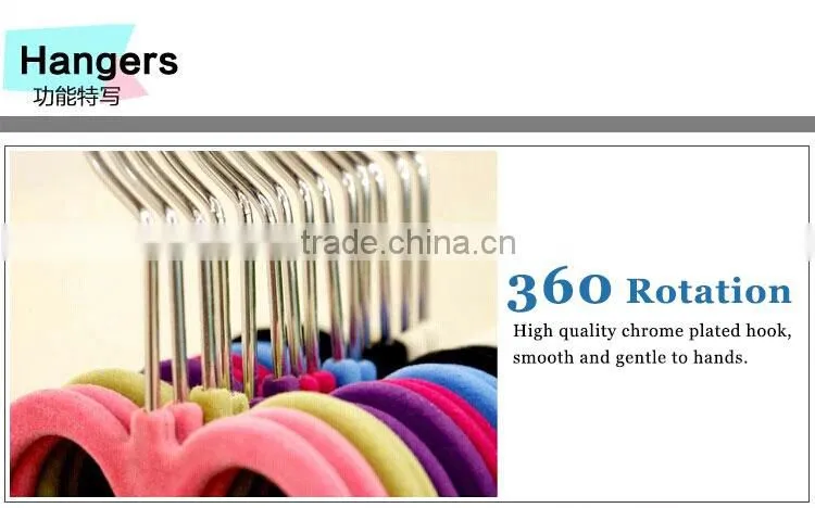 Customized velvet hangers suppliers