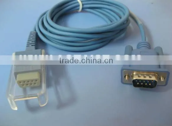 Spo2 Sensor Extension Cable 9pin to db9 female