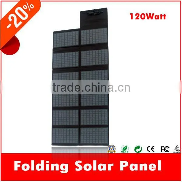 36W mono cloth foldable solar panel charging for macbook,laptop