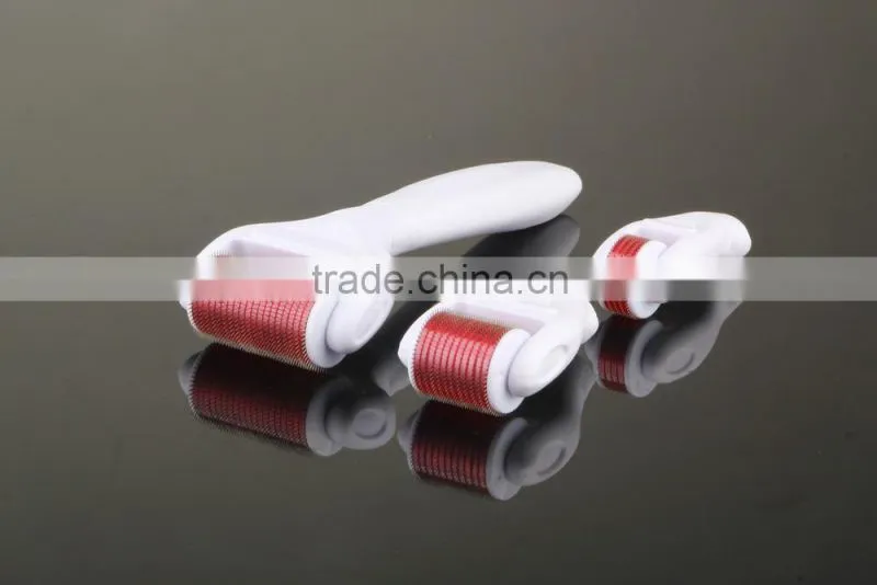 4 in 1 Derma Roller with Separate Roller Heads of 300pins/720pins/1200pins