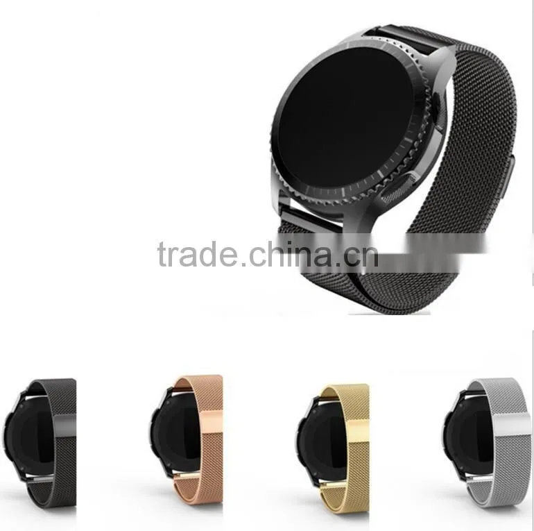 Smart Watch Metal Strap Magnetic Release Milanes Stainless Steel Band For Samsung gear s3 watch