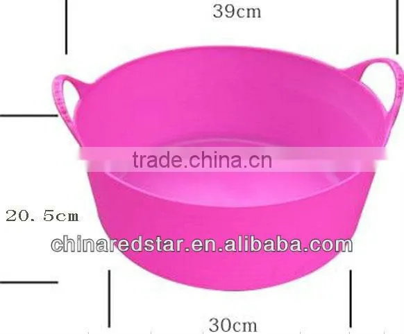 Hand-Hold Flexible Plastic Tubs