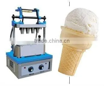 ice cream cone filling ice cream cone waffle making ice cream cone maker machine