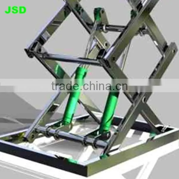 2016 High quality!!! JSD Double Action Hydraulic Telescopic Cylinder for the spare parts of harvester