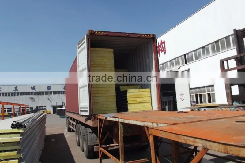 color steel glass fiber insulated sandwich panel