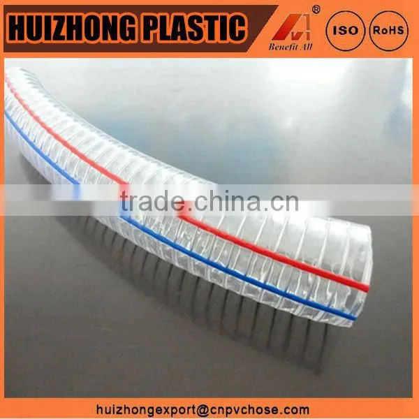pvc spiral steel wire reinforced hose