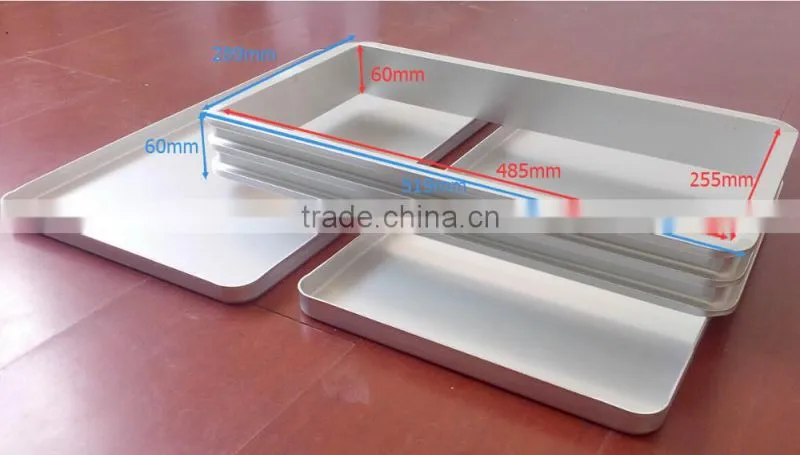 Extruded aluminum frame for seafood frozen