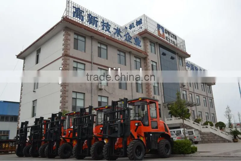 4X4 forklift CPCY28 with ce for sale