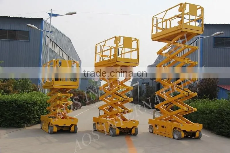 Small Type Self-propelled Electric Scissor Lift Machine