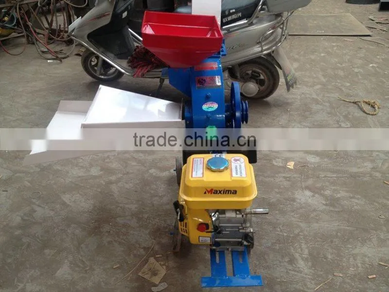 Dual functional Corn straw cutter for cattle feed