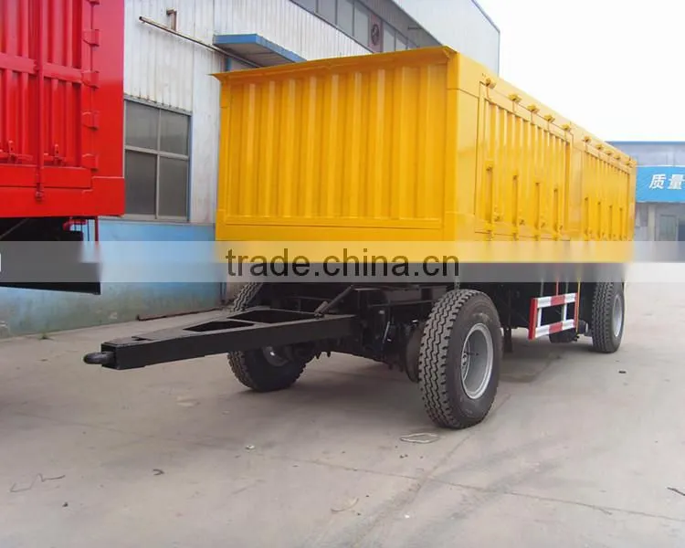 SINOTRUK manufacture heavy duty 2 axle draw bar full trailer