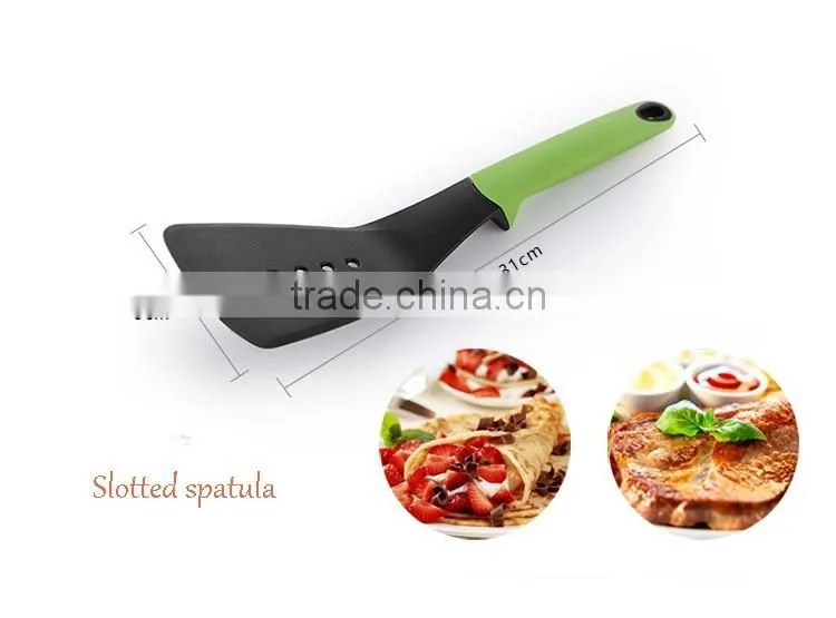 HF-217 7pcs New designed practical colorful nylon kitchen cooking utensils set