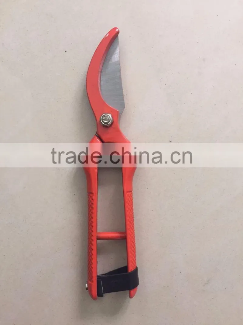 Hand Pruner with forged and fully heat treated blade