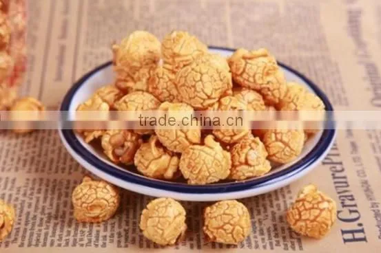 professional stainless steel industrial hot air gas football popcorn making machine maker