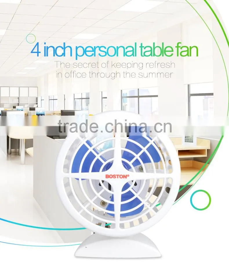 4inch mini desk fan.electric table fan