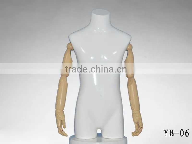 children torso mannequin,wooden hand child mannequin,kids mannequin