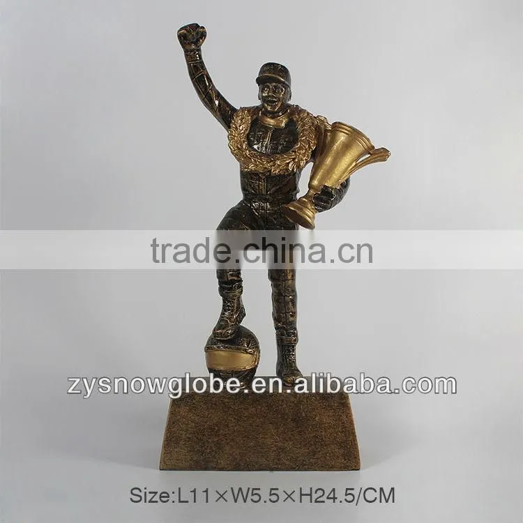 Customized resin hockey trophy