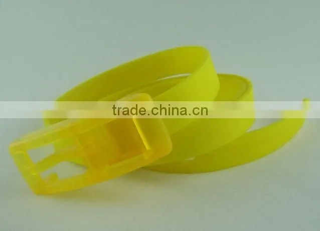 HOT SALE COLORFUL SILICONE BELT, RUBBER LADY BELT, ADULT BELT