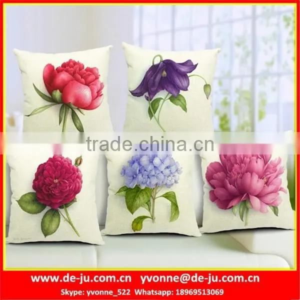 Golden Peony Turkish Cushion Covers