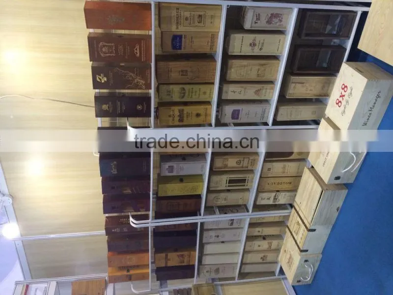 2015 new design bar solid wood red wine rack