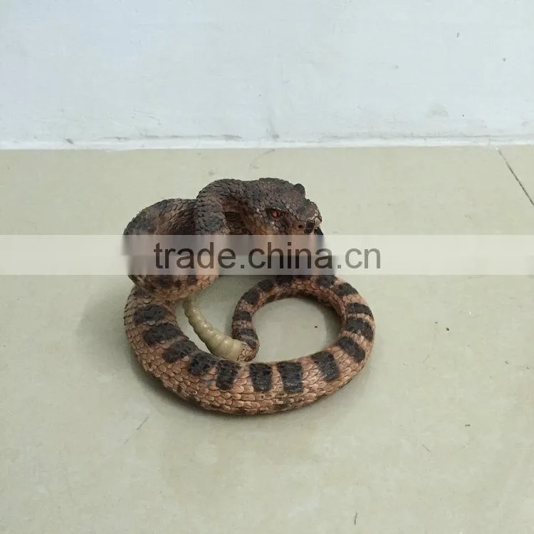 Polyresin snake sculpture