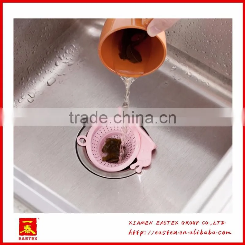 Snail shape candy-colored and flexible filter for kitchen sinks