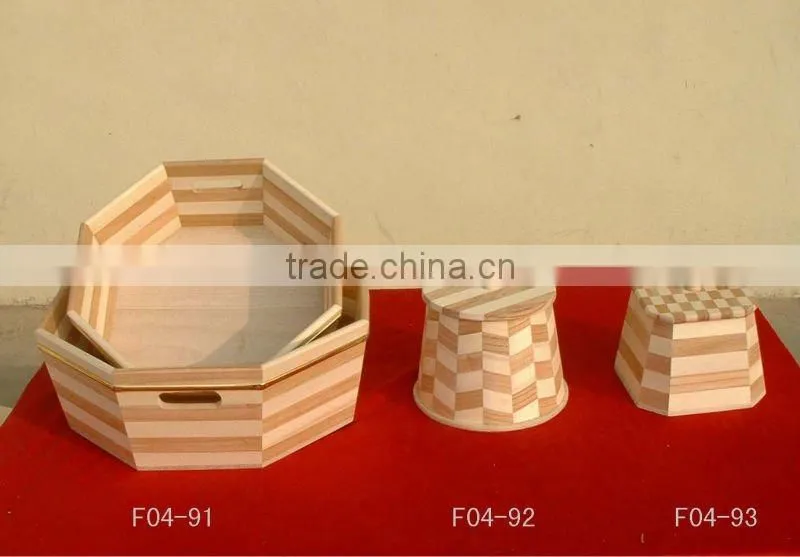 small cheap wooden bucket for decoration