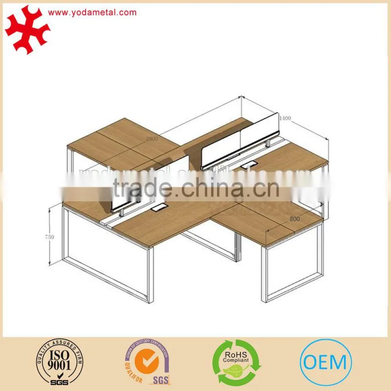 Modern Models of Office Desk for 4 persons