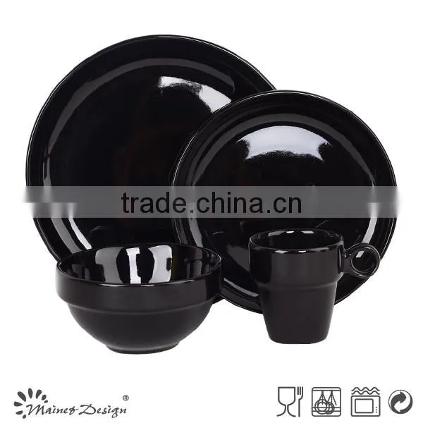 set16 ceramic dinnerware set solid color dinner set stoneware stackable dinner set gift box packing