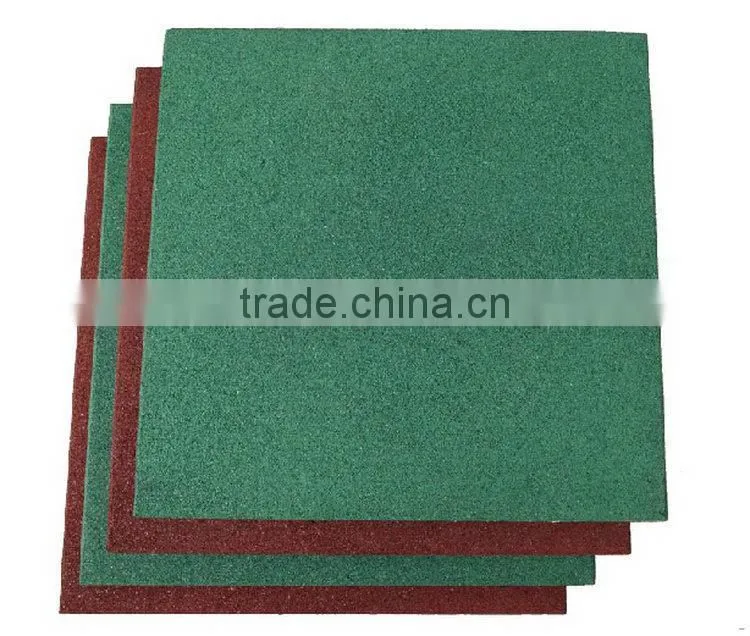 Manufacturer colorful rubber flooring mat with holes