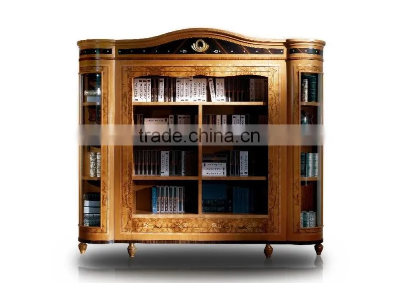 High End Luxury European Style Office Furniture Set for Villa Study Room - Classic Handmade Italian Style Office Desk BF11-02244