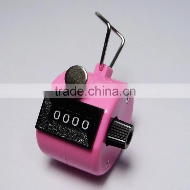 Multi functional 4 digital plastic manual tally counter