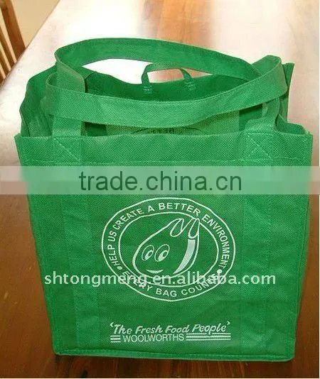 Eco-friendly handled green Non Woven Shopping Bag