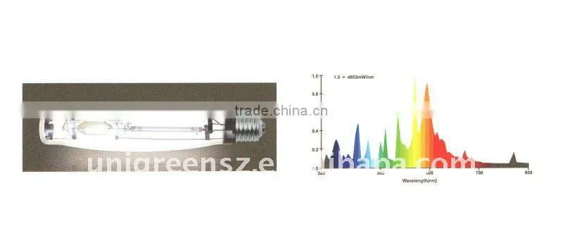 1000Wattt MH&HPS Dual Arc Hybrid Lamp for Growling