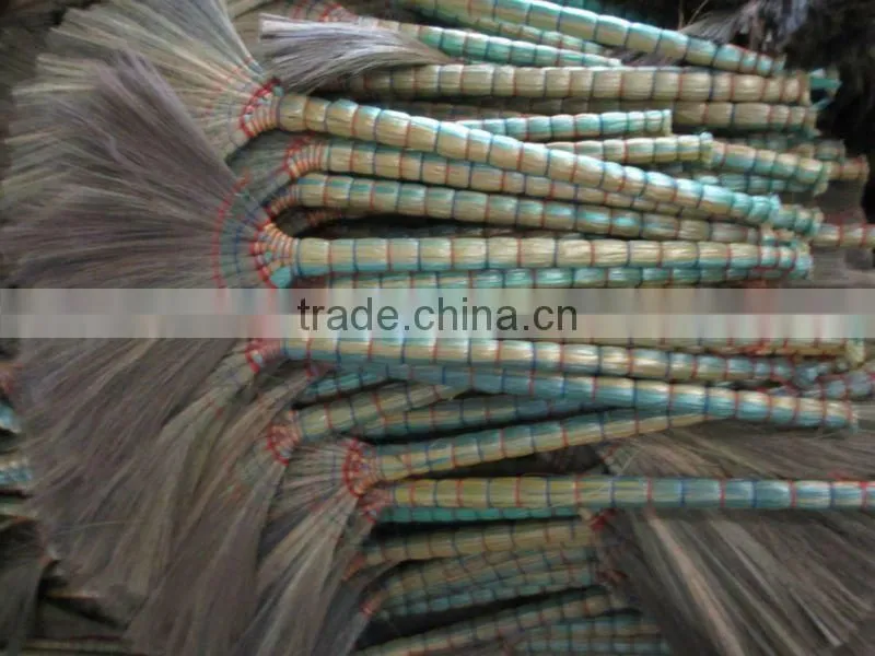 Natural sorghum grass sweeping street broom