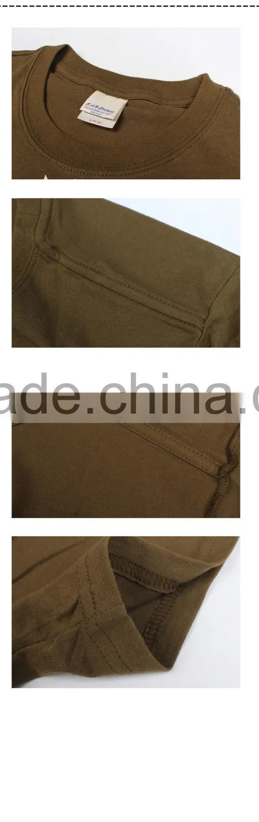 Colorful short Sleeve O-neck Custom Plain T-shirt