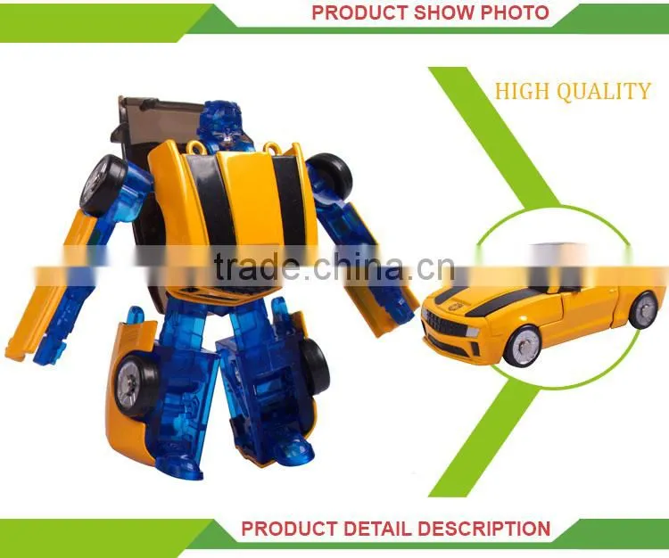 wholesale intelligence toy plastic car transform robot toy for boy