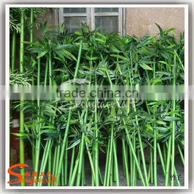 new style Artificial green outdoor artificial bamboo plants poles wholesale