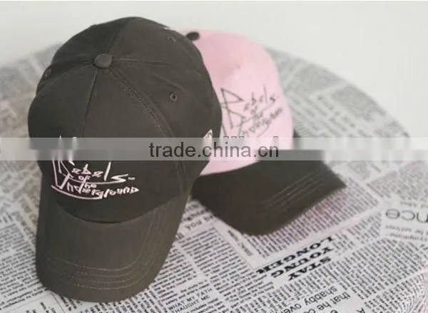Brushed Baseball Caps with customized LOGO