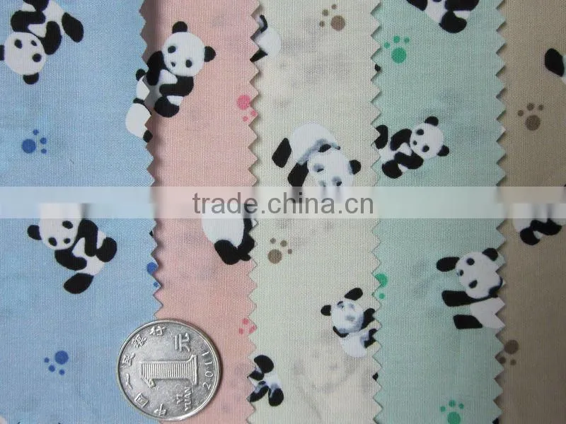 Cute Panda Cotton Printed Cotton Cloth