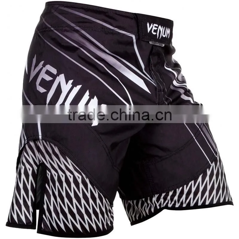 Custom cheap boxing short fight shorts with full sublimation printing